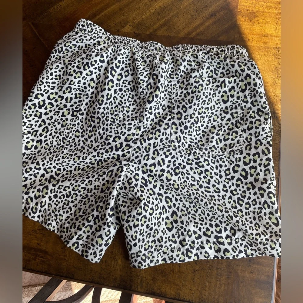 PacSun Black and White Animal Print Swim Trunks - Picture 2 of 6